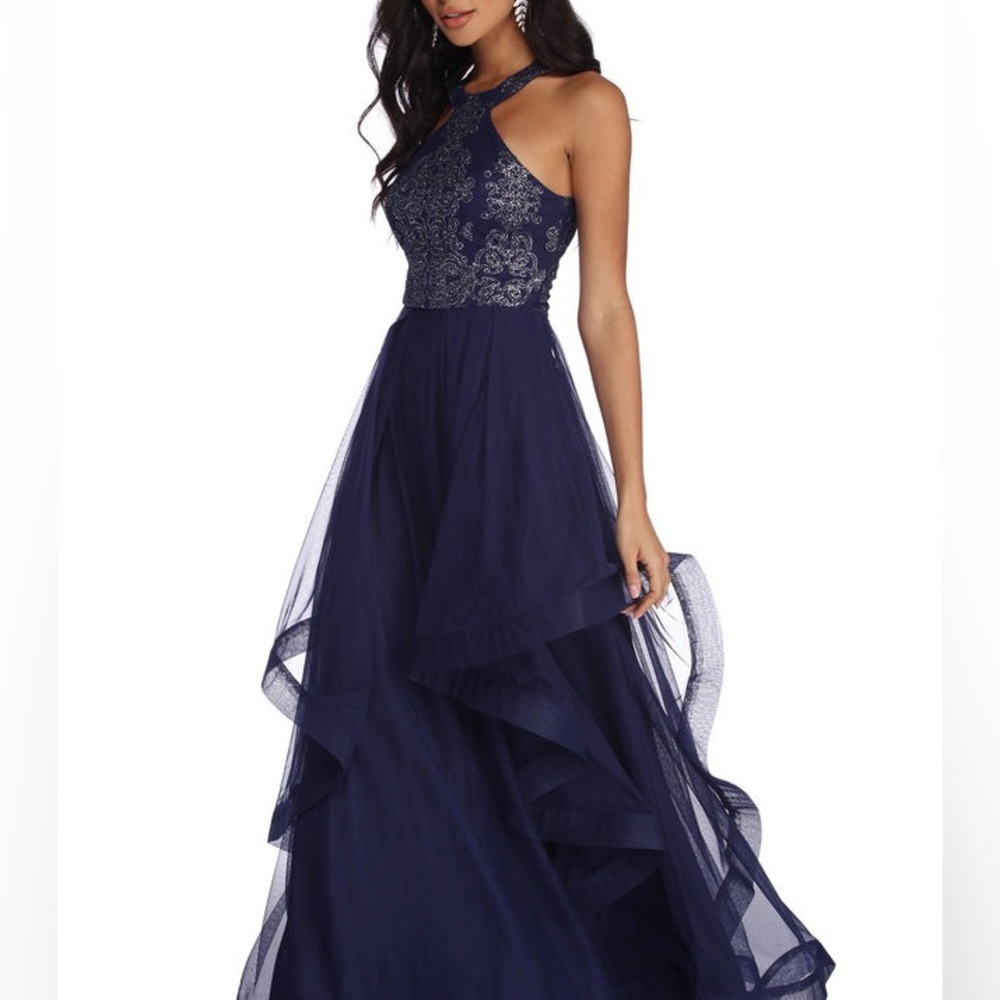 Windsor Navy Dress